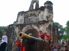 サンティアゴ砦の大砲跡