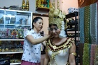 カンボジアの伝統衣装