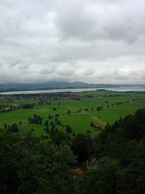 ノイシュヴァンシュタイン城からの眺め