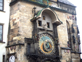 旧市街の天文時計