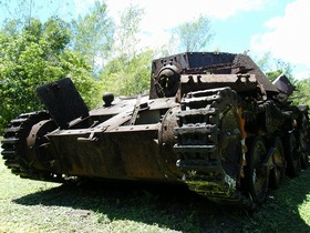 パラオに残る第二次世界大戦で使われた戦車