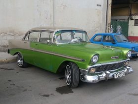 Chevrolet 56 green and grey
