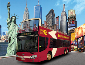 ビッグバスツアーズニューヨーク デラックスチケット【2日間乗り降り自由市内観光バス＋クルーズ＋ナイトツアー＋ブルックリンツアー】