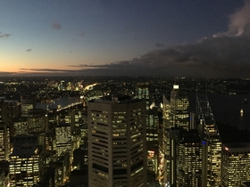 シドニーの夜景は平日の方が綺麗