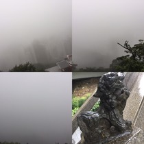 午前に降って午後から青空になるのが香港の天気