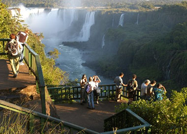 ブラジル側の滝