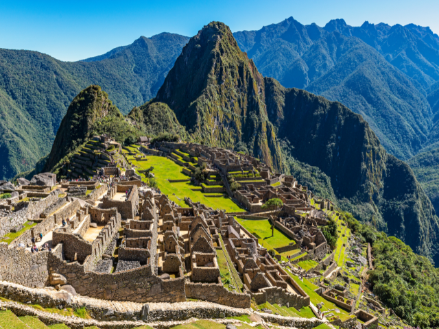 マチュピチュ遺跡などインカ帝国の遺跡で見られる段々畑