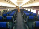列車内は清潔で乗り心地もOK