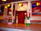 ベトナム伝統芸能　水上人形劇の劇場入り口