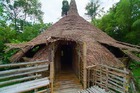 部族によって異なる住宅様式が見れます