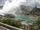 火山活動を感じられるニュージーランドの景色