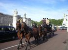 蹄を鳴らして闊歩する馬車がロンドンの街によく似合う