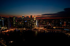 煌びやかなシンガポールの夜の景色