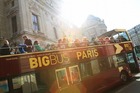 乗り降り自由のビッグバスツアーズ パリのバス