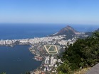 リオの街並みやサッカースタジアムなどを見渡せる絶景