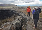 アイスランドで最も大きな火口があるHallmundarhraun
