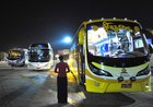 夜行バス(一例)で車中泊