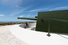 オリバーヒルの砲台。第二次世界大戦の産物。