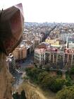 塔から見渡すバルセロナの街並み