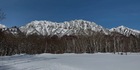 戸隠連邦の雪景色。