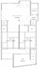 どぅぬ家の間取り図。