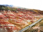 カラフルなキャンディケーン山脈