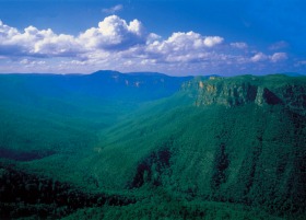 世界遺産、ブルーマウンテンズの絶景