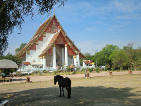 タイの遺跡 ウィハーン・プラ・モンコン・ボーピット