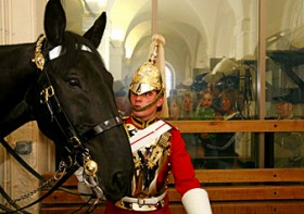 伝統的なロンドンの騎兵隊