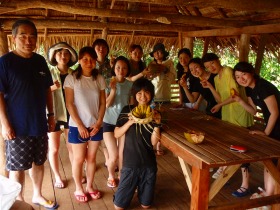 無事登山口到着。パラオ市内に戻りまーす