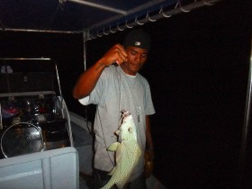 パラオで本格的な夜釣りに挑戦