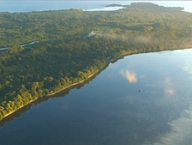 コロール島から船で約1時間の所にあるペリリュー島