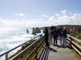 12使徒（Twelve Apostles）がよく見える展望台