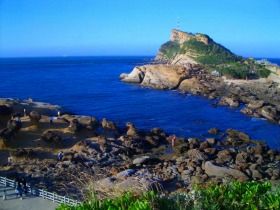 海岸自然公園の海岸線