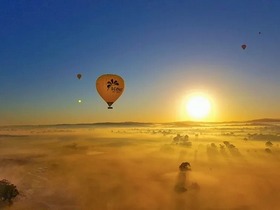 熱気球からみるゴールドコーストの朝日