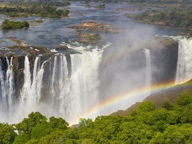 世界遺産のヴィクトリアフォールズ