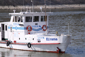 EUramaの可愛い船でブダペストのリバークルーズへ