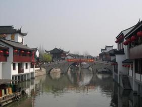 上海市内から一番近い水郷 七宝古鎮の風景