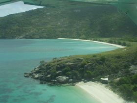 グレートバリアリーフの最北に位置するリザード島