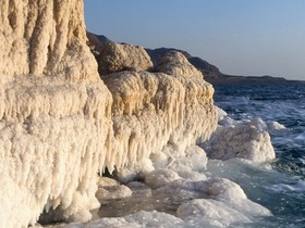塩分濃度の高さで知られる死海