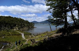 国立公園内は緑が多く、トレッキングに最適。