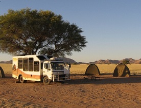 ナミビアでキャンプするなんて貴重な体験！