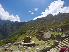 ペルーの世界遺産代表のマチュピチュ遺跡の景色には圧倒されます。