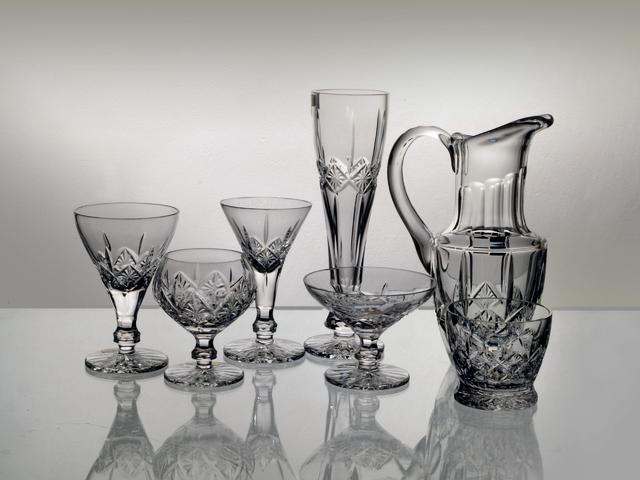 【新品】チェコ製　BOHEMIA グラス　6個セット＋ビールジョッキ ボヘミアガラスのビールジョッキでジャテツ産ホップ100%のビールを飲む