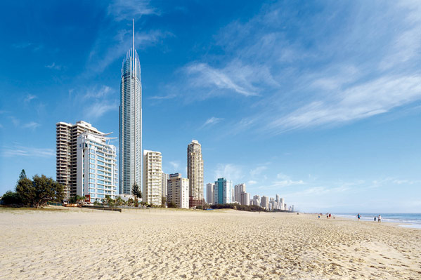 ゴールドコースト Q1 リゾート&スパ ゴールドコースト3泊4日 空港送迎