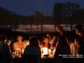 フィールド・オブ・ライト・ディナー予約 | サンセット・3コースディナー付き