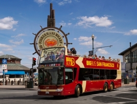 ビッグバスツアーズサンフランシスコ 乗り降り自由市内観光バス1日乗車券 （日本語オーディオ解説付き）