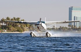 水上飛行機 45分遊覧飛行 ドバイオールドタウン 市内観光付き※2023年3月休業中