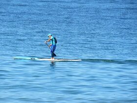 SUP(スタンドアップパドルボード)ガイドツアー！ヨロンブルーの上を海上散歩【与論島】