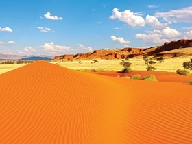 シャトルバスで行く！ナミブ砂漠・ソーサスフレイ2泊3日（デッドフレイ&Dune 45&ビッグダディ訪問可能）【ウィントフーク発着/ バジェット＆ラグジュアリープランあり】